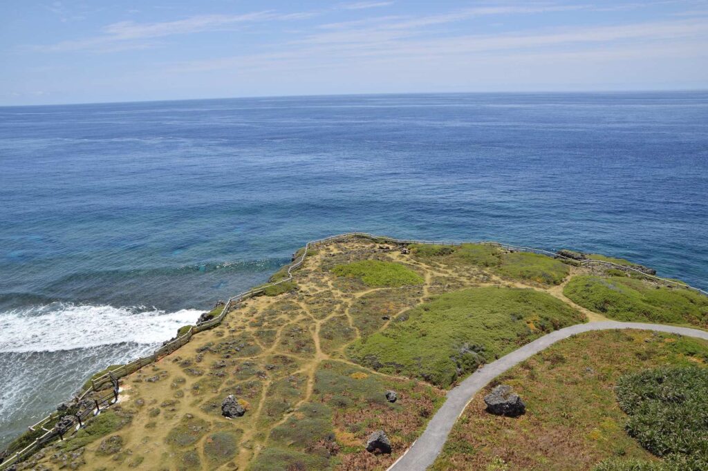 Cape Higashi-Hennazaki on Miyako Island