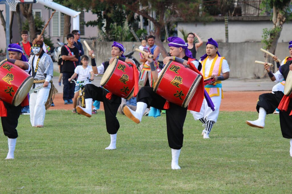 Eisa drummers of the Tokeshi Youth Association