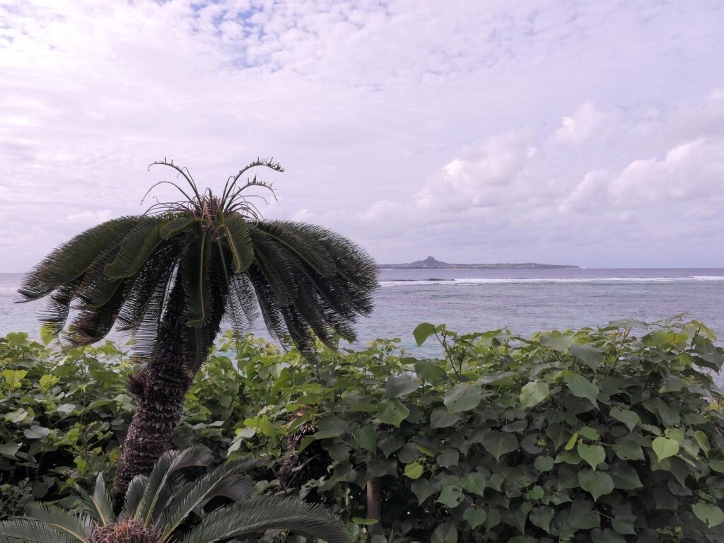Emerald Beach at Ocean Expo Park in Motobu, Okinawa