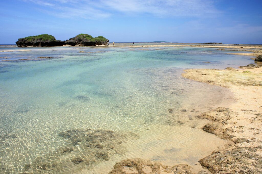 Hoshizuna-no-hama (Star Sand Beach) on Iriomote