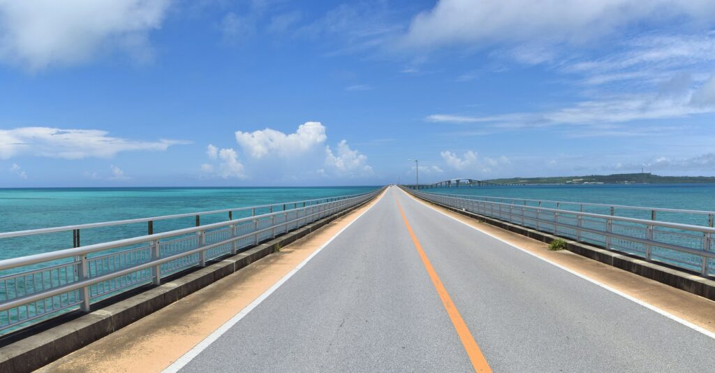 Irabu Bridge linking Miyako and Irabu islands