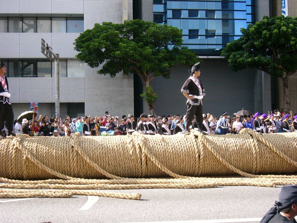 Giant rope of the Naha Great Tug-of-War