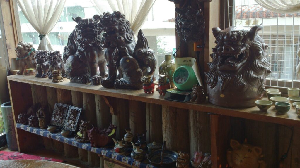 Shisa guardian figure in Okinawa