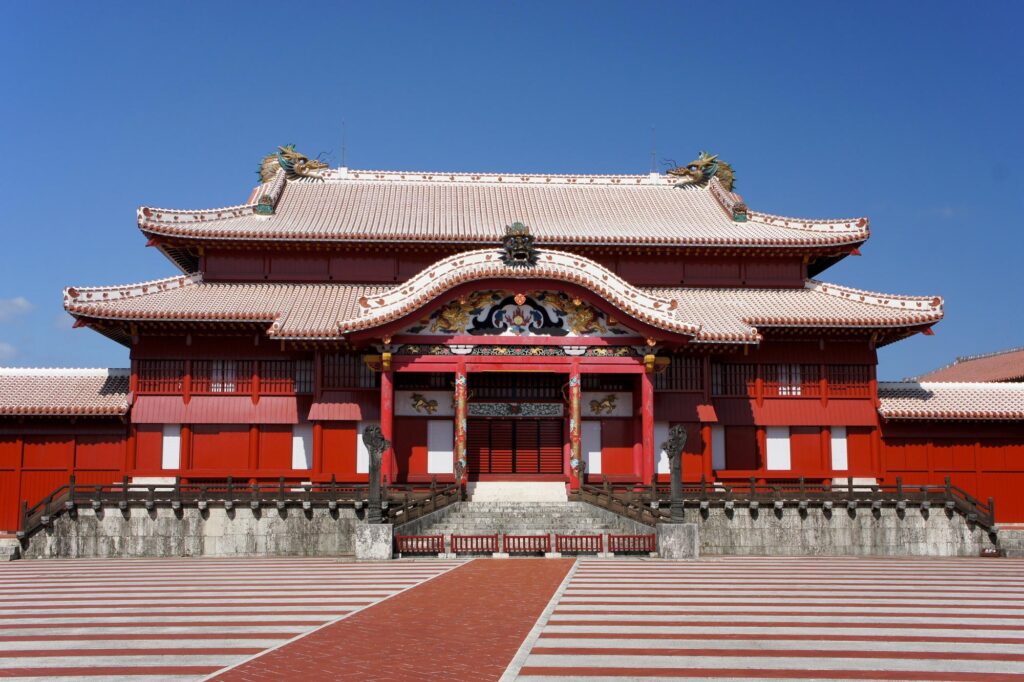 Shuri Castle in Naha