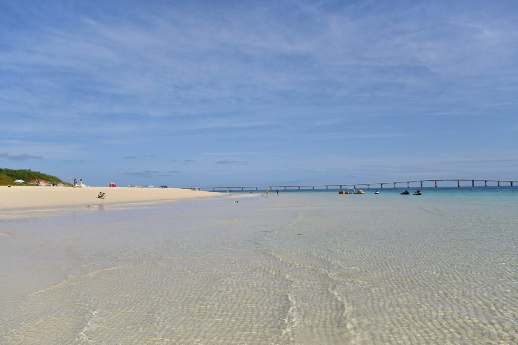 Yonaha Maehama Beach on Miyako Island